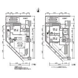 東雲キャナルコートＣＯＤＡＮ２１号棟の物件間取画像